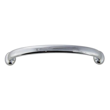 Crown 4-1/4" Deco Cabinet Pull with 3-3/4" Center to Center Polished Chrome Finish CHP87215PC